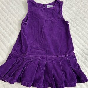 Sonoma Vibrant Purple Corduroy Jumper dress 3T